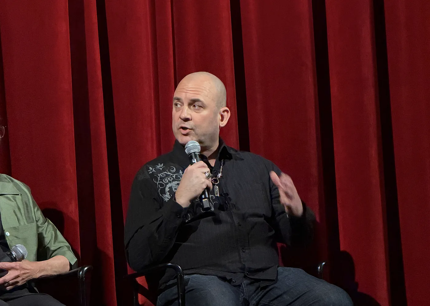 Speaker at the post-screening discussion for Against the Wind: The Fight to End Hate at Thalian Hall